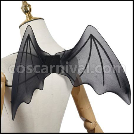 Lycoris Recoil Chisato Nishikigi and Takina Inoue Halloween Cosplay Costume coscarnival - Detail Close-up