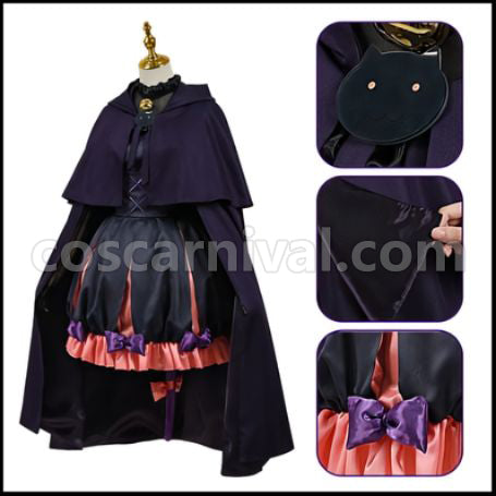 Lycoris Recoil Chisato Nishikigi and Takina Inoue Halloween Ver2 Cosplay Costume coscarnival - Hem Detail
