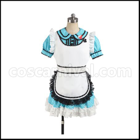 The Idolmaster Takane Shijou Maid Cosplay Costume Coscarnival - Front View