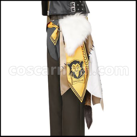 Twisted Wonderland Savanaclaw Dormitory Leona Kingscholar Cosplay Costume coscarnival - Detail Close-up