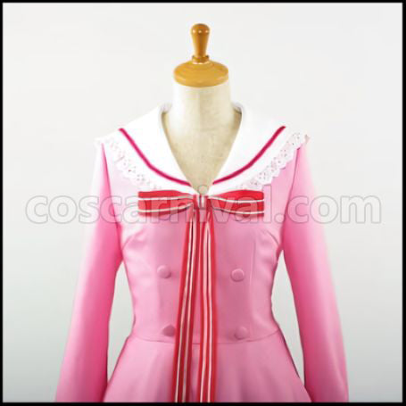 Ro-Kyu-Bu! Tomoka Minato Keishin Academy Primary Division Female Uniform Cosplay Costume coscarnival - Color and Pattern