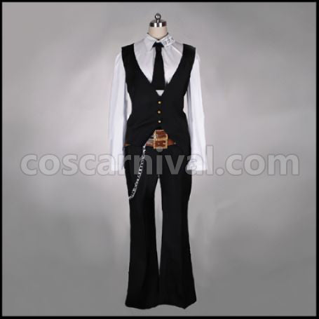 BlazBlue Hazama / Yuuki Terumi Cosplay Costume coscarnival - Back View
