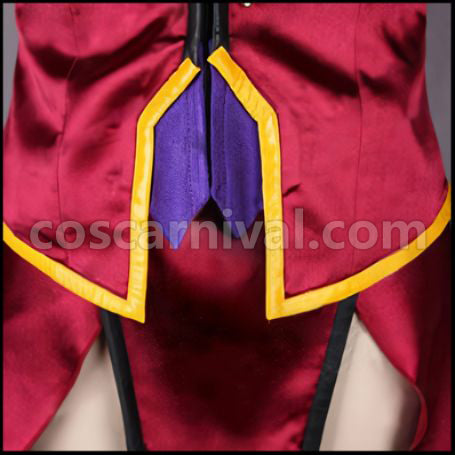 BlazBlue Litchi Faye Ling Cosplay Costume coscarnival - Collar Design