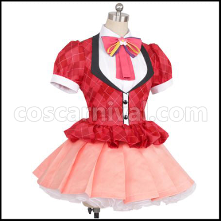 Zombieland Saga Yugiri Cosplay Costume coscarnival - Back View