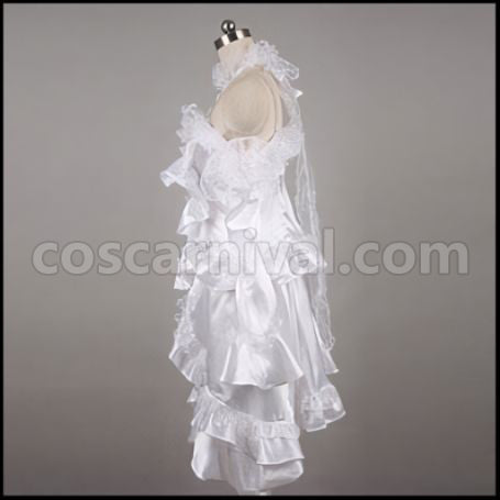 Rozen Maiden Traumend Shinku Gothic Lolita Cosplay Costume coscarnival - Side Profile