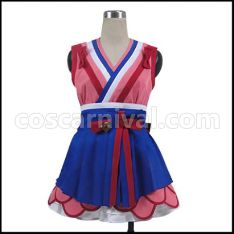Love Live! Sunshine!! Mijuku DREAMER Hanamaru Kunikida Cosplay Costume coscarnival - Front View