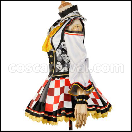 Love Live! Sunshine!! Taisho Roman Edition After Awakening Kimono Hanamaru Kunikida Cosplay Costume coscarnival - Side Profile