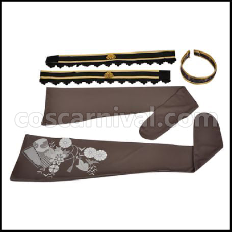 Love Live! Sunshine!! Taisho Roman Edition After Awakening Kimono Kanan Matsuura Cosplay Costume coscarnival - Collar Design