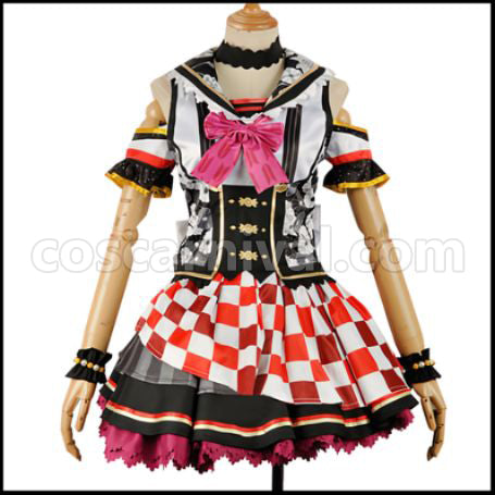 Love Live! Sunshine!! Taisho Roman Edition After Awakening Kimono Mari Ohara Cosplay Costume coscarnival - Front View