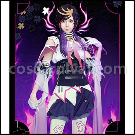 [Nijisanji Costume] Nijisanji VTuber Yami No Shuu Cosplay Costume coscarnival - Front View