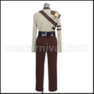 Kabaneri of the Iron Fortress Ikoma Battle Uniform Cosplay Costume coscarnival - Back View