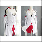 Guilty Crown Inori Yuzuriha White Battle Suit Cosplay Costume coscarnival - Detail Close-up