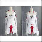 Guilty Crown Inori Yuzuriha White Battle Suit Cosplay Costume coscarnival - Material Texture
