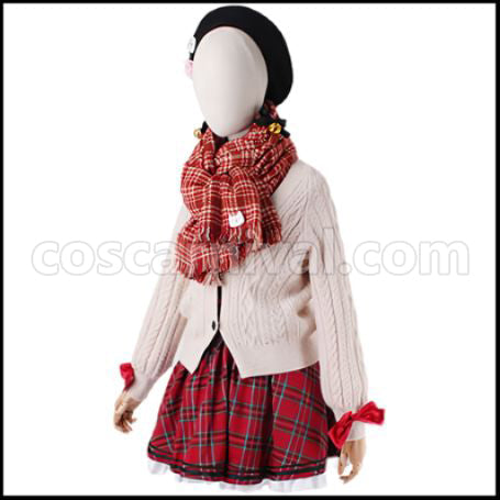[Nijisanji Costume] Nijisanji VTuber Sakura Miko Casual Wear Cosplay Costume coscarnival - Front View