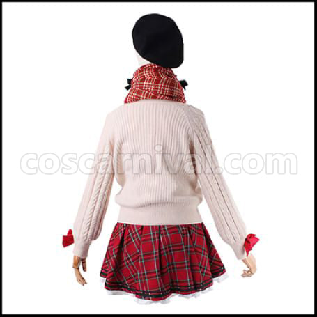 [Nijisanji Costume] Nijisanji VTuber Sakura Miko Casual Wear Cosplay Costume coscarnival - Back View