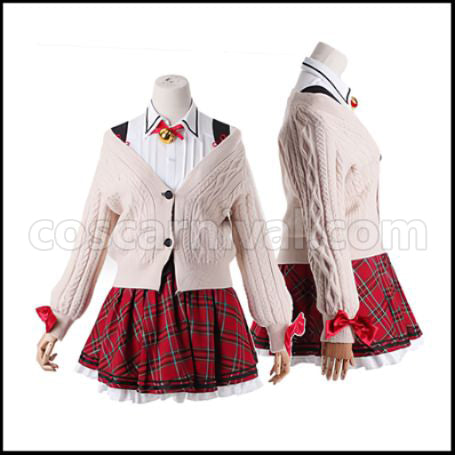 [Nijisanji Costume] Nijisanji VTuber Sakura Miko Casual Wear Cosplay Costume coscarnival - Side Profile