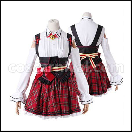 [Nijisanji Costume] Nijisanji VTuber Sakura Miko Casual Wear Cosplay Costume coscarnival - Detail Close-up