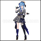 [Nijisanji Costume] Nijisanji VTuber Hoshimachi Suisei Cosplay Costume coscarnival - Front View