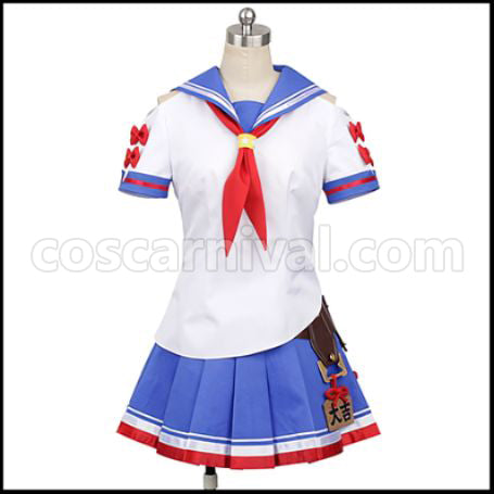 Uma Musume Pretty Derby Machikane Fukukitaru Cosplay Costume coscarnival - Front View