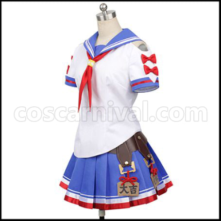 Uma Musume Pretty Derby Machikane Fukukitaru Cosplay Costume coscarnival - Side Profile