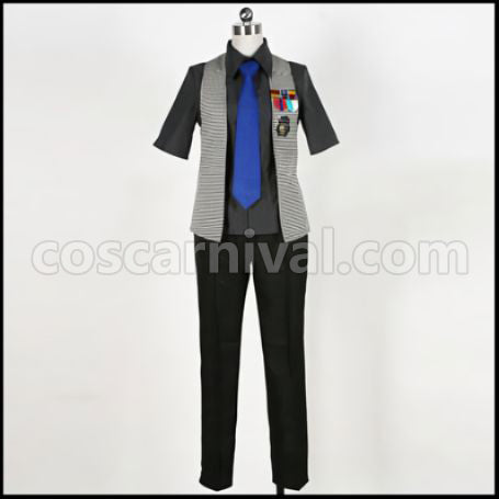 Uta no Prince-sama Ranmaru Kurosaki Uniform Cosplay Costume coscarnival - Front View