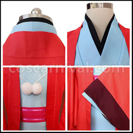 The Morose Mononokean Haruitsuki Abeno Cosplay Costume coscarnival - Detail Close-up