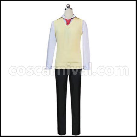 The Morose Mononokean Hanae Ashiya Cosplay Costume coscarnival - Front View