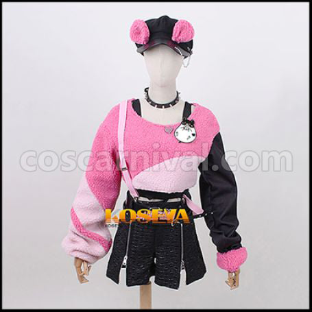 Hatsune Miku: Colorful Stage! Kohane Azusawa Cosplay Costume coscarnival - Back View