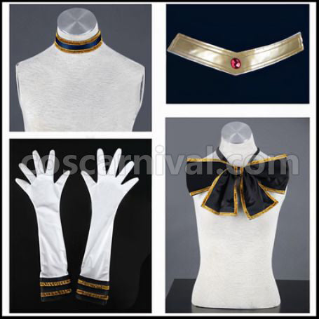 Sailor Moon Setsuna Meioh Cosplay Costume coscarnival - Side Profile
