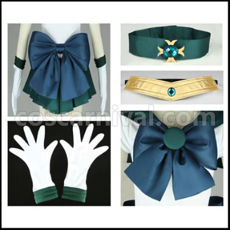 Sailor Moon Michiru Kaioh Cosplay Costume coscarnival - Side Profile
