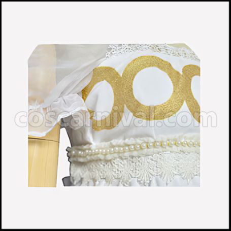 Sailor Moon Princess Serenity Pumpkin Dress Cosplay Costume coscarnival - Collar Design