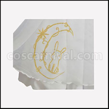 Sailor Moon Princess Serenity Pumpkin Dress Cosplay Costume coscarnival - Cuff Style