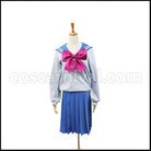 Sailor Moon Ami Mizuno Uniform Cosplay Costume coscarnival - Front View