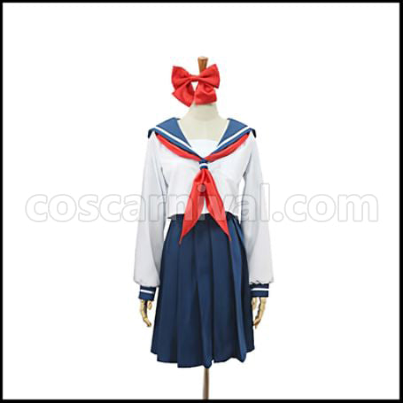 Sailor Moon Minako Aino Uniform Cosplay Costume coscarnival - Front View