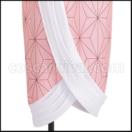 Demon Slayer: Kimetsu no Yaiba Manga Edition Nezuko Kamado Cosplay Costume coscarnival - Detail Close-up
