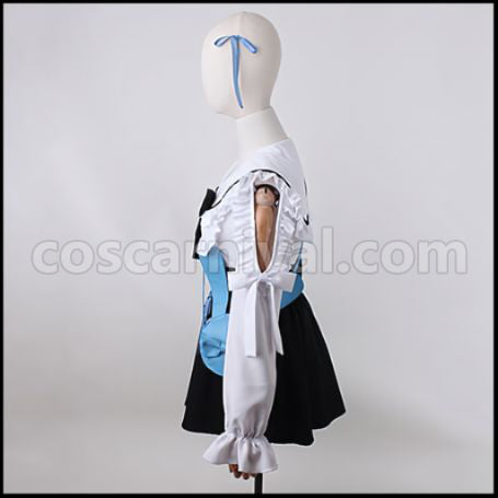 [Nijisanji Costume] Nijisanji VTuber Tsukino Mito Cosplay Costume coscarnival - Back View