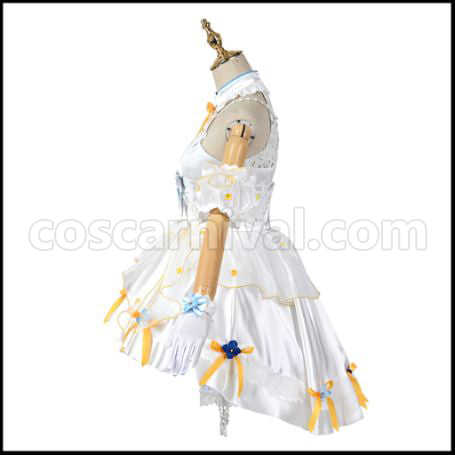 Love Live! liella Sumire Heianna Bride Cosplay Costume coscarnival - Back View