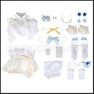 Love Live! liella Sumire Heianna Bride Cosplay Costume coscarnival - Material Texture
