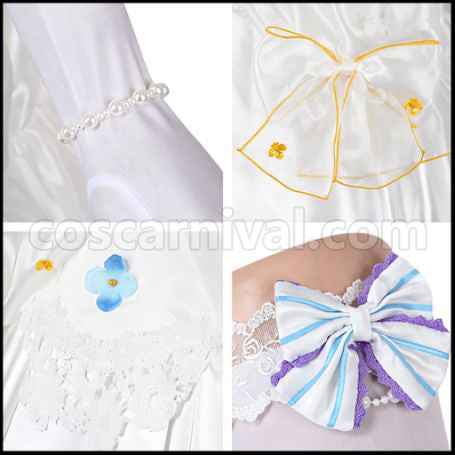 Love Live! liella Chisato Arashi Bride Cosplay Costume coscarnival - Hem Detail