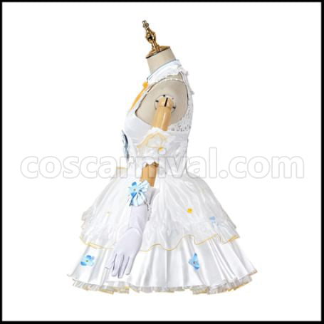 Love Live! liella Tan Kuuku Bride Cosplay Costume coscarnival - Back View