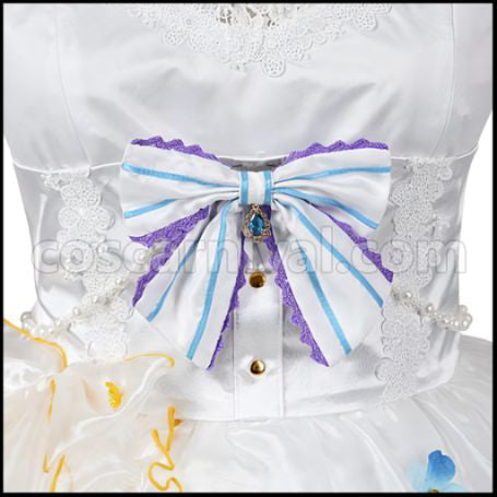 Love Live! liella Go!! Restart Kanon Shibuya Bride Cosplay Costume coscarnival - Hem Detail