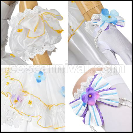 Love Live! liella Go!! Restart Kanon Shibuya Bride Cosplay Costume coscarnival - Material Texture