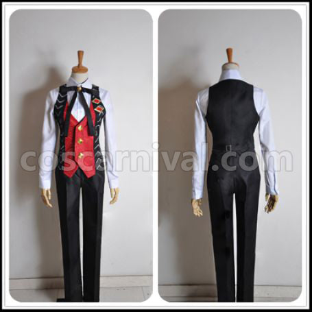 AMNESIA Ikkyu (IKKI) Cafe Uniform Cosplay Costume coscarnival - Front View