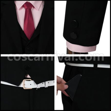 Fuuto Tantei Kamen Rider W Shoutaro Hidari Cosplay Costume coscarnival - Material Texture