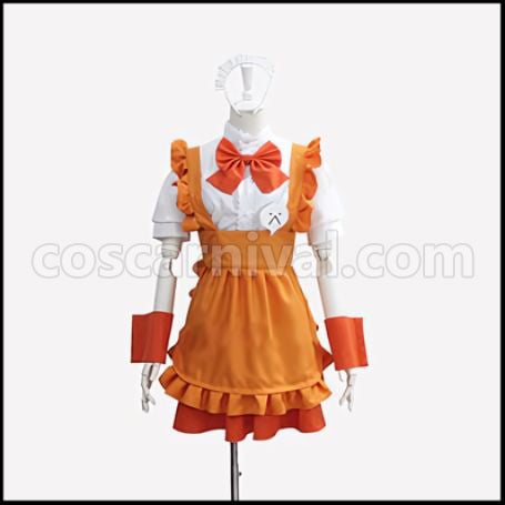 Haiyore! Nyaruko-san Kuuko Maid Outfit Cosplay Costume coscarnival - Front View