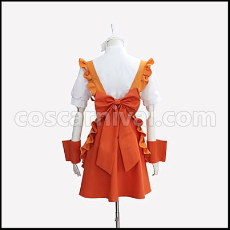 Haiyore! Nyaruko-san Kuuko Maid Outfit Cosplay Costume coscarnival - Back View