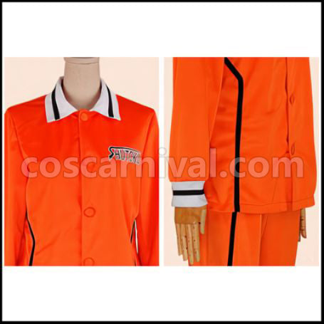 Kuroko's Basketball Shutoku High School Sportswear Shintaro Midorima Cosplay Costume coscarnival - Detail Close-up