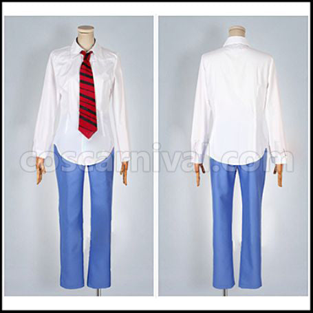 Kuroko's Basketball Kirisaki Daiichi High School Daiki Aomine Uniform Cosplay Costume coscarnival - Side Profile