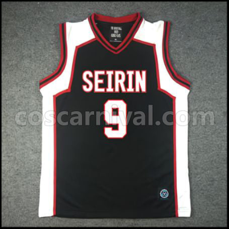 Kuroko's Basketball Seirin High School No. 9 Satoshi Tsuchida Cosplay Costume coscarnival - Front View