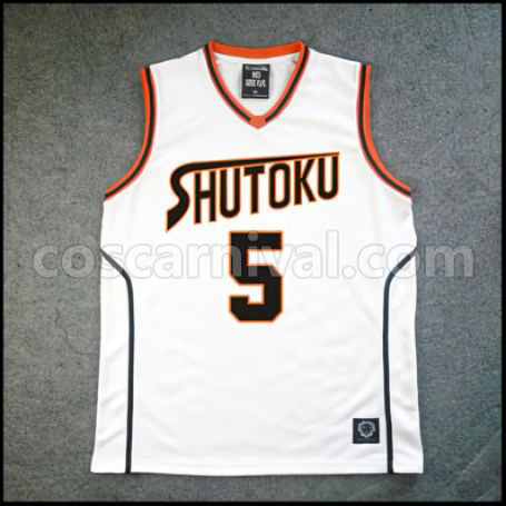 Kuroko's Basketball Shutoku High School Shinsuke Kimura No. 5 Cosplay Costume coscarnival - Collar Design